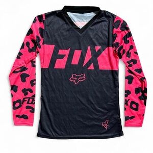 Fox Racing Black and Pink Women's Jersey